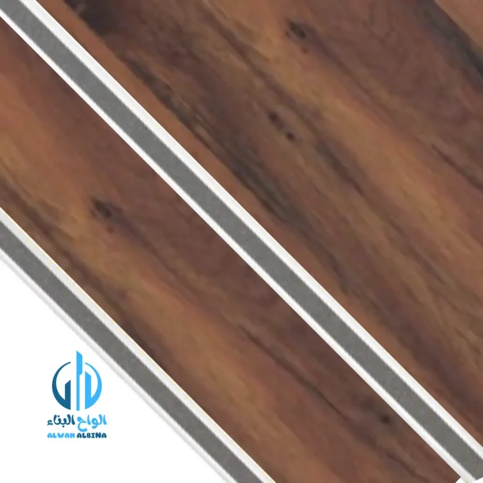 لوح كلادينج خشبي شجرة السنط 96026A مقاوم للحريق 125×560