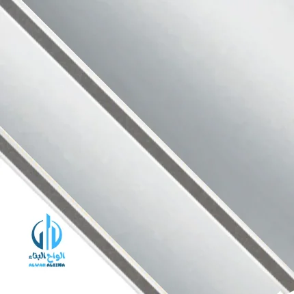 لوح كلادينج فضي مرايا 9985 مقاوم للحريق 125x560
