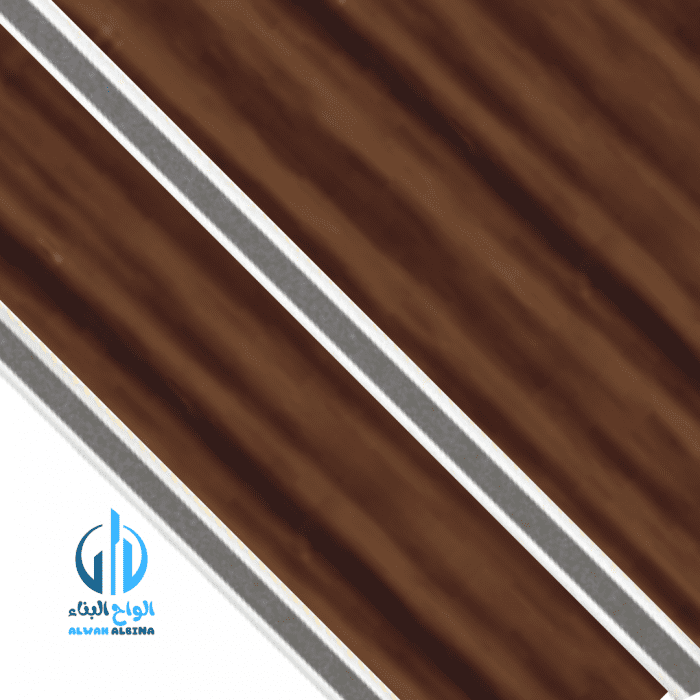 لوح كلادينج خشبي شجرة البلوط الاحمر 98001 مقاوم للحريق 125x560